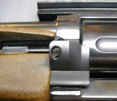 detail, Circuit Judge cylinder blast shield, left side